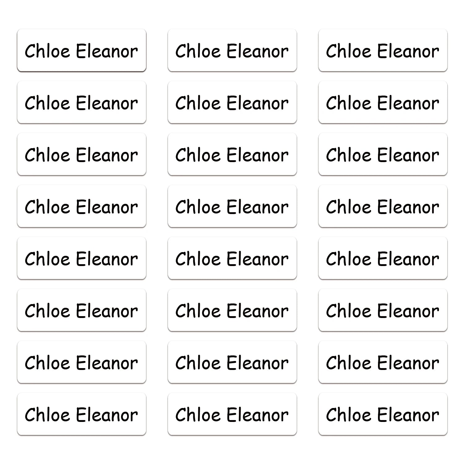 Custom Waterproof First Name Label
