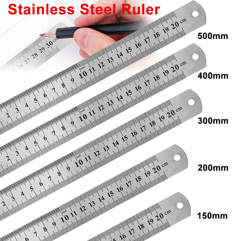 Metal Scale Stainless Steel Straight Ruler