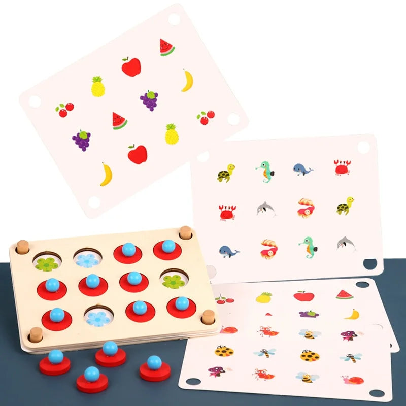 Educational Wooden Memory Games