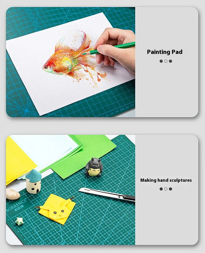 Symmetrical Lined Desktop Cutting Mats