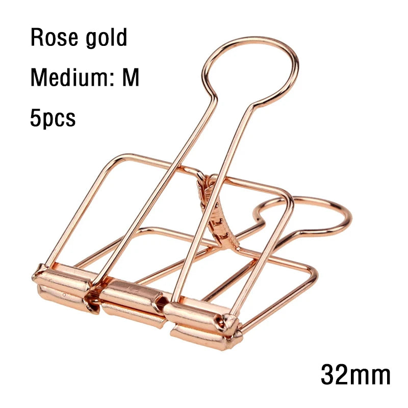 2-10 Pcs Binder Clips Page Holders