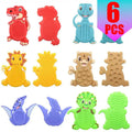 6pcs Dinosaur Sensory Fidget Stress Toys