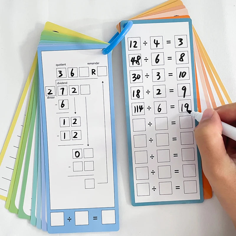 Math Training Cards 15pcs