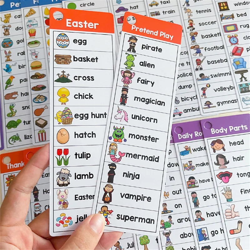 Kindergarten Primary School English Flash Cards
