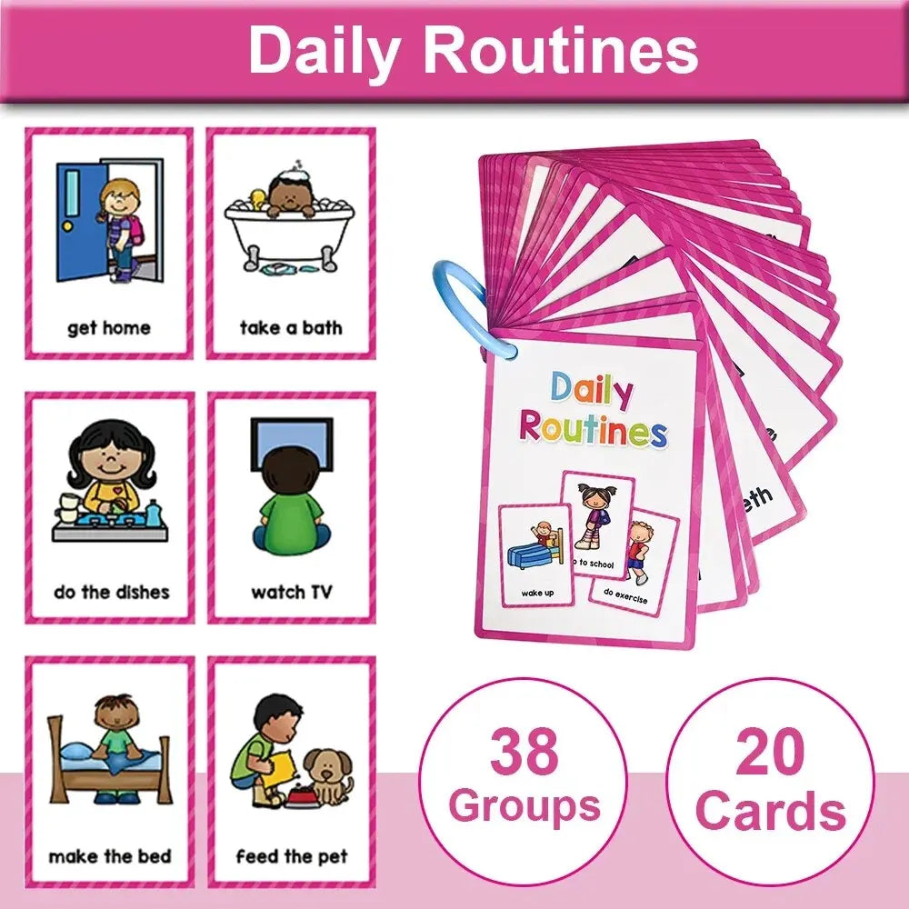 Montessori Kids English Words Cards