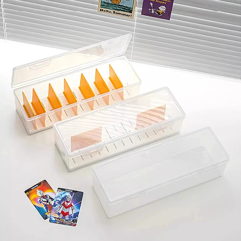 Clear Plastic Compartmentalized Organizer Box