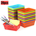 28pcs Plastic Organizer Baskets