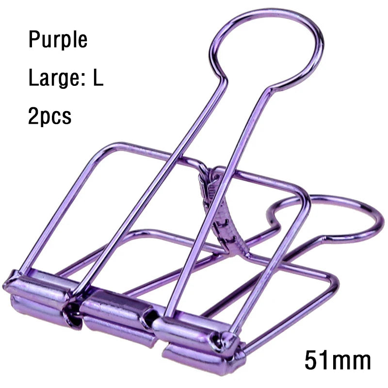 2-10 Pcs Binder Clips Page Holders