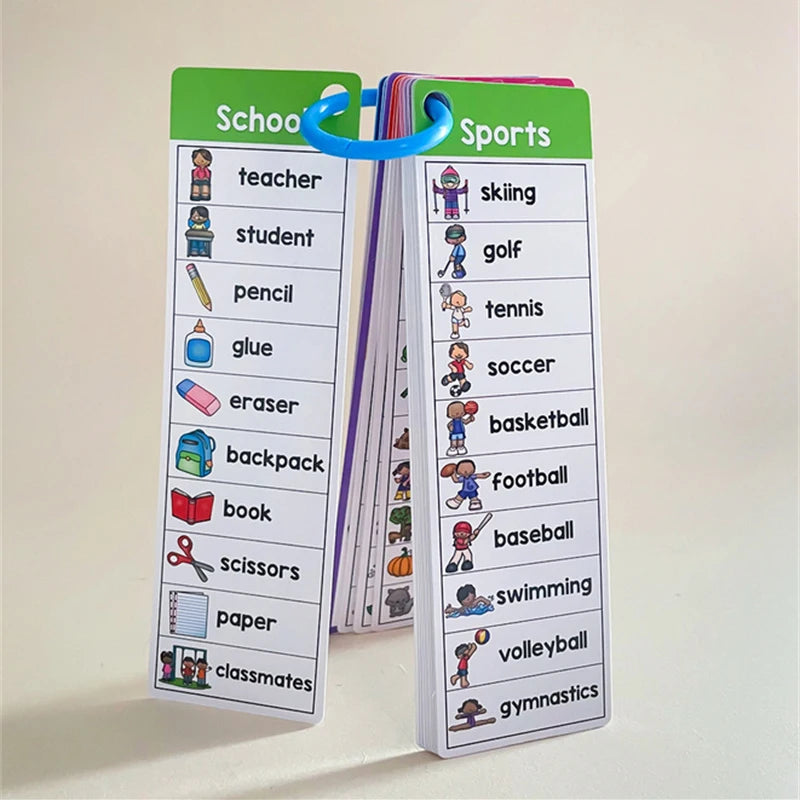 Kindergarten Primary School English Flash Cards