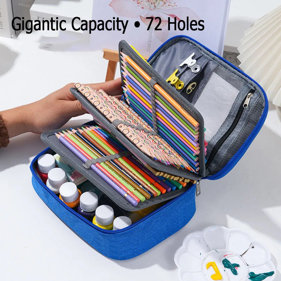 Colored Lead Pencil Storage Bag
