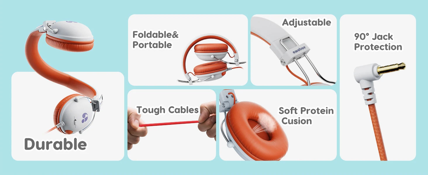 AWATRUE HK05 Kids Headphones