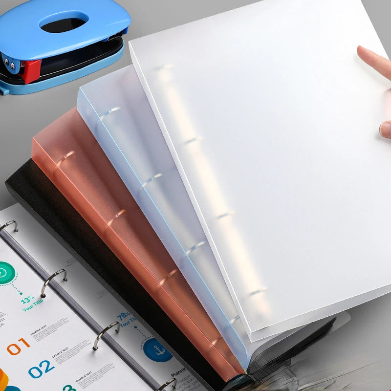 A4 4-hole D-type Clip Binder Folder