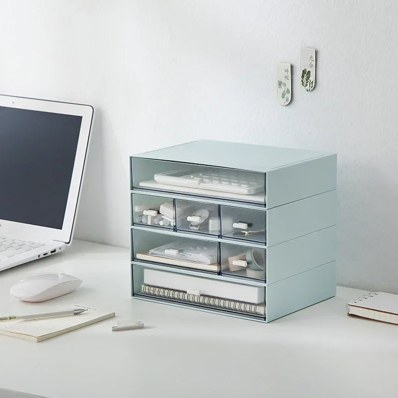 Stackable Storage Drawers Desktop Storage Boxes