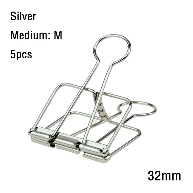 2-10 Pcs Binder Clips Page Holders
