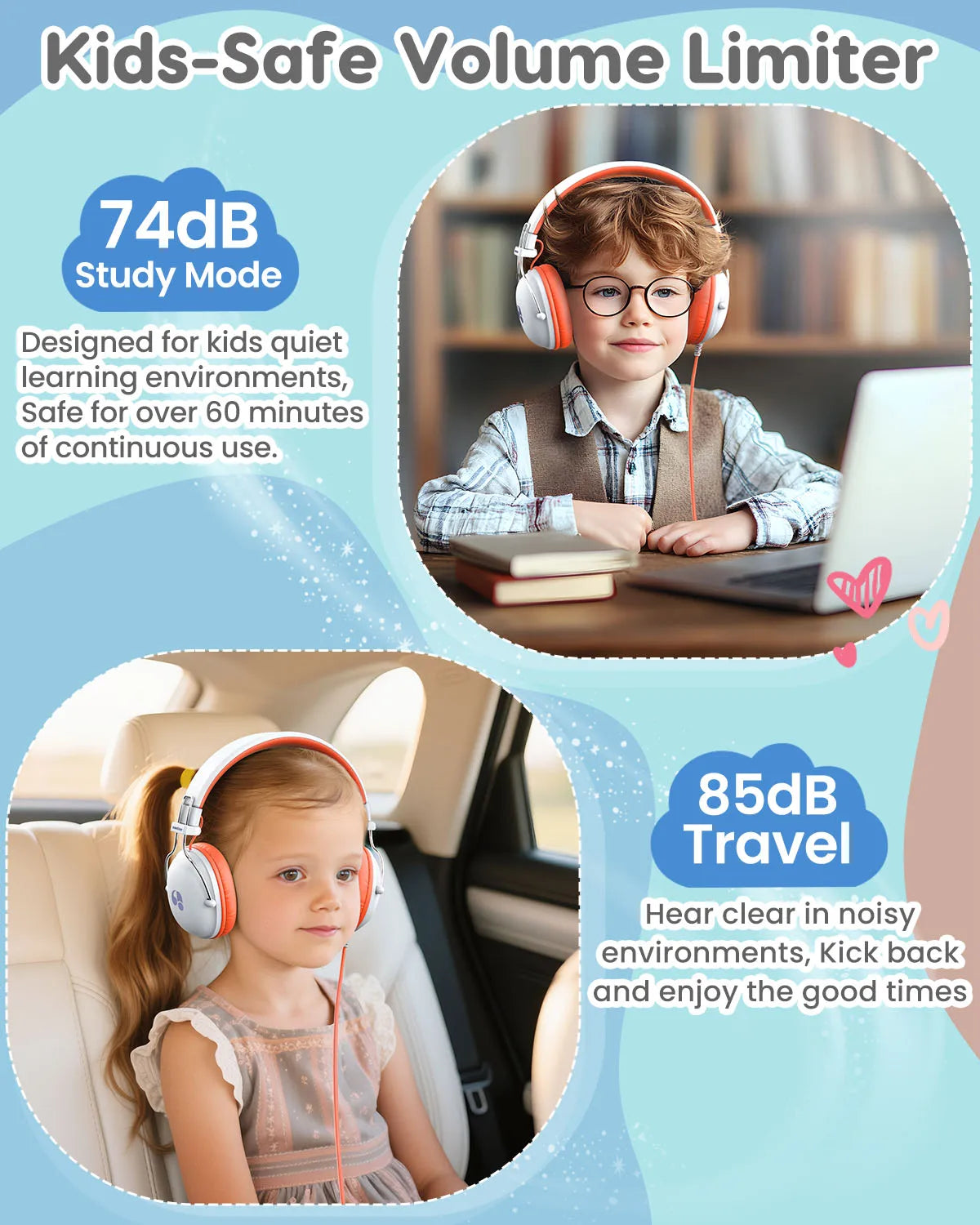 AWATRUE HK05 Kids Headphones