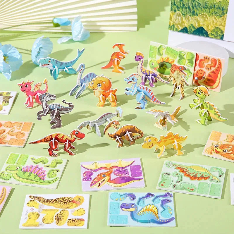 30 Pcs Mini Animal DIY Jigsaw Puzzle