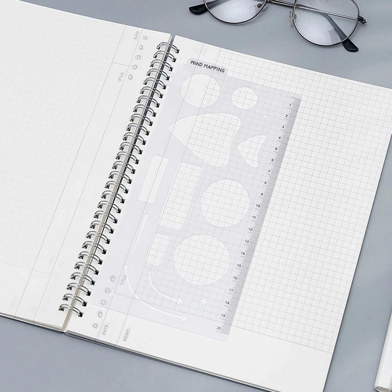 A4/B5 Mind Map Cornell Grid Notebook