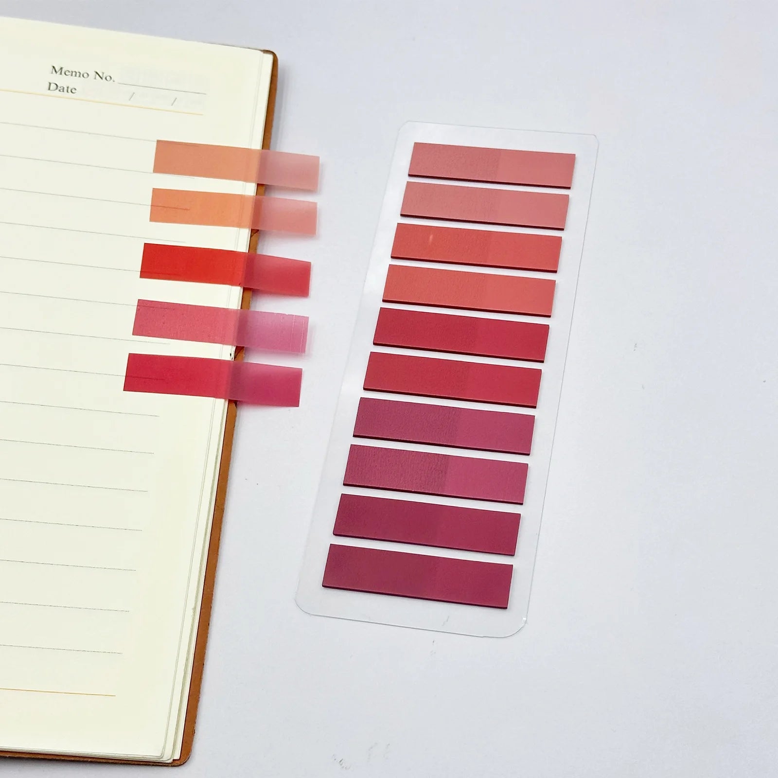 200Pcs Color Stickers Transparent Index Tabs