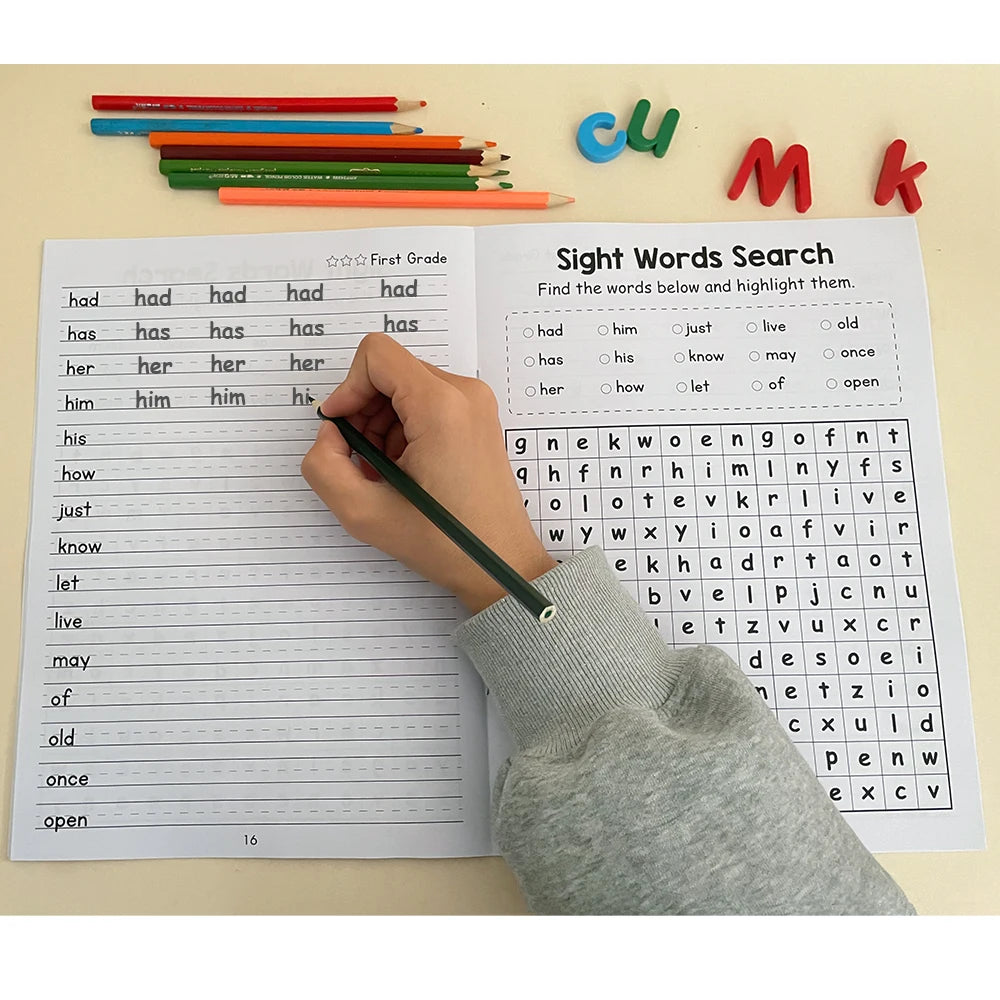 Sight Words English Workbook