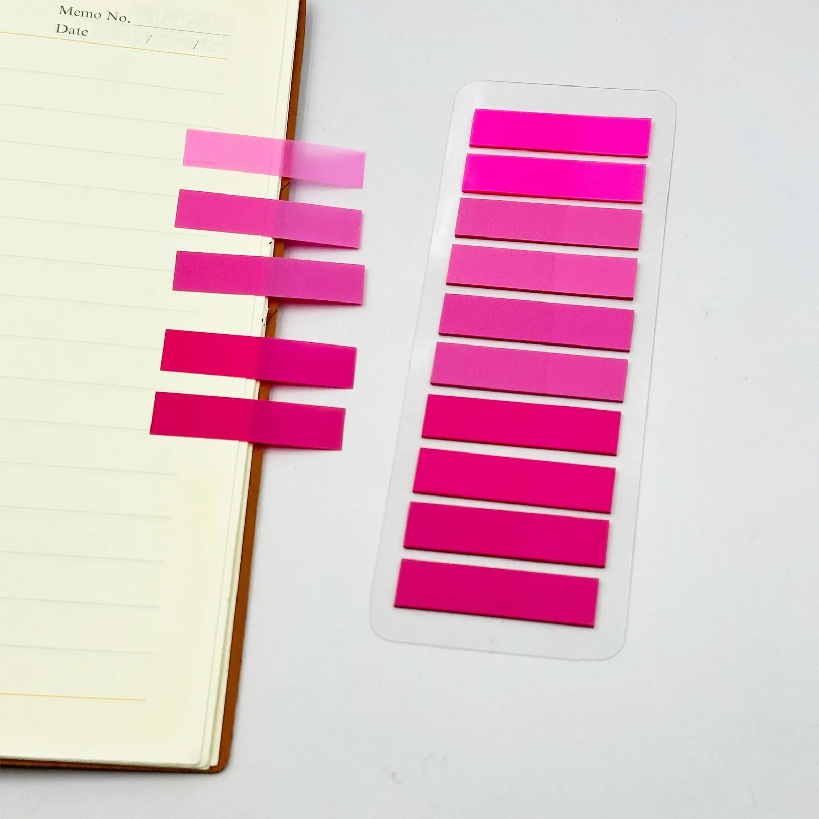 200Pcs Color Stickers Transparent Index Tabs