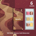 Seamiart 6/12 Watercolor Paint Set