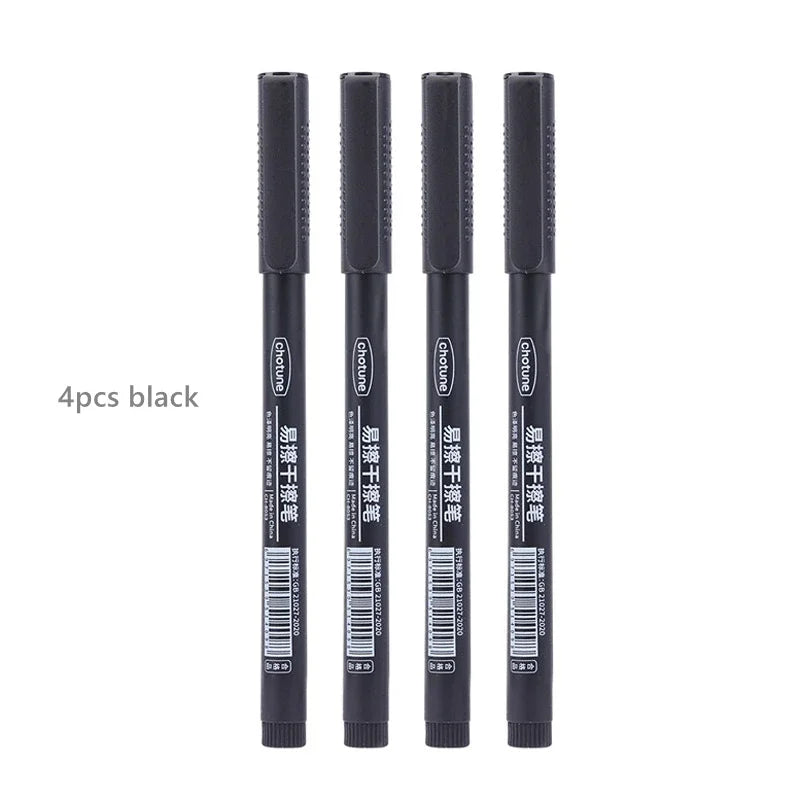 4/8pcs Erasable Whiteboard Pen Fine Point