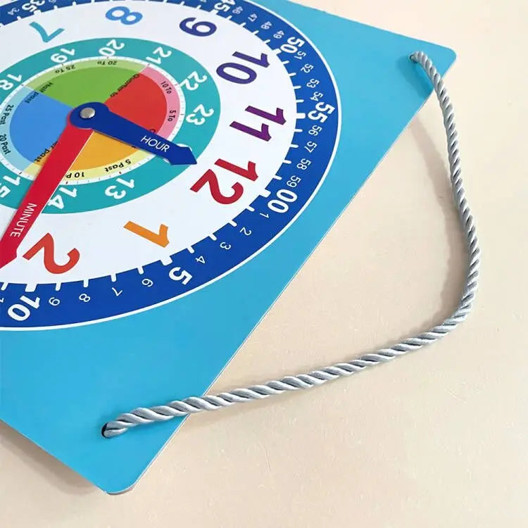 Montessori Writable Dry Erase Teaching Clock