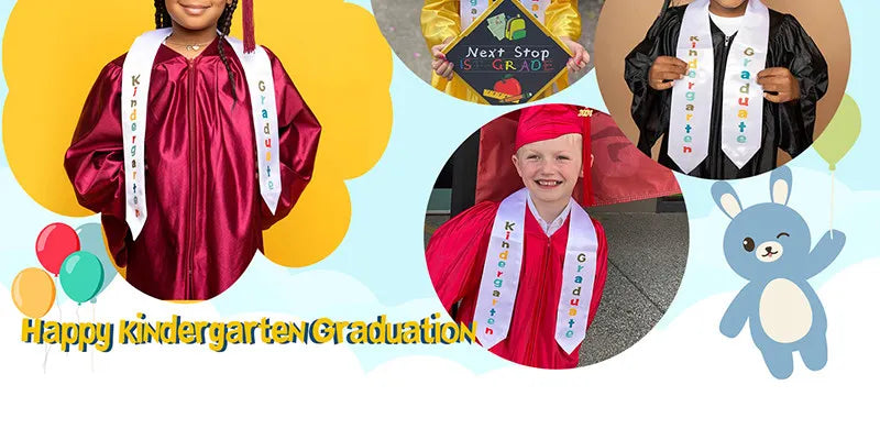 Kids Graduation Gown Cap