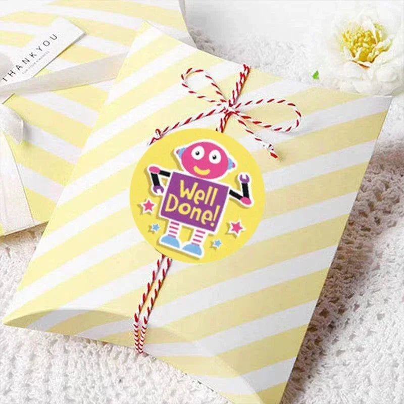 Cartoon Reward Stickers 8 Designs 2.5cm