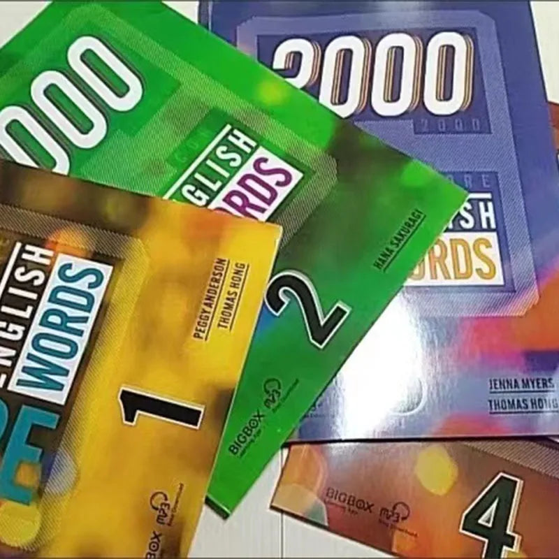 4 Books 1000/2000 Core English Words