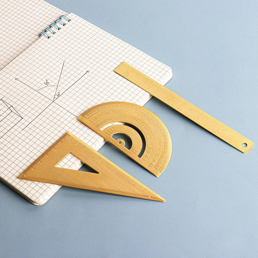 Creative Metal Brass Math Utensils