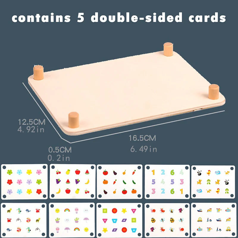 Educational Wooden Memory Games