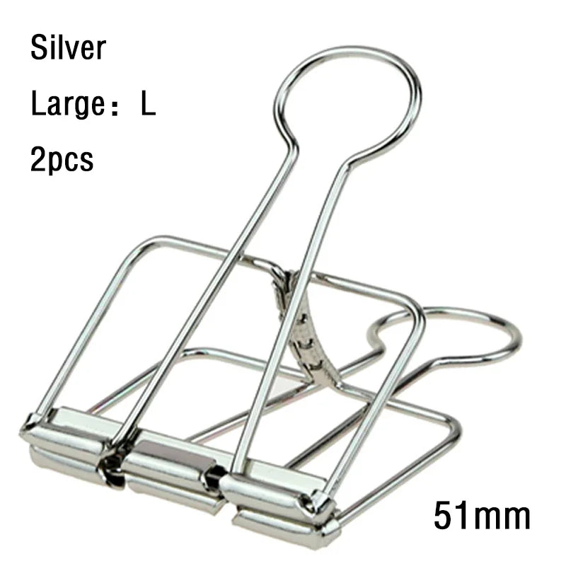2-10 Pcs Binder Clips Page Holders