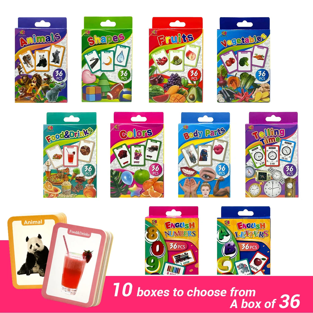 Animal letter flashcards