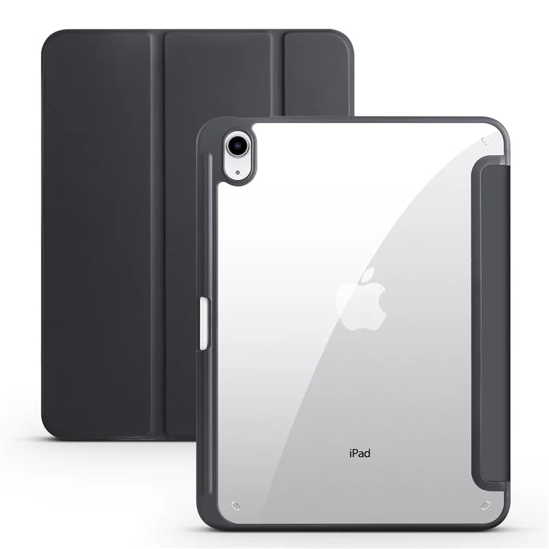For iPad 10th Gen Case with Pen Holder Trifold