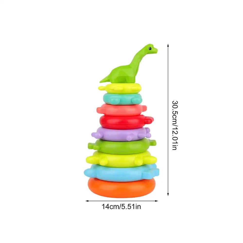 Rainbow Balance Stacking Ring Game