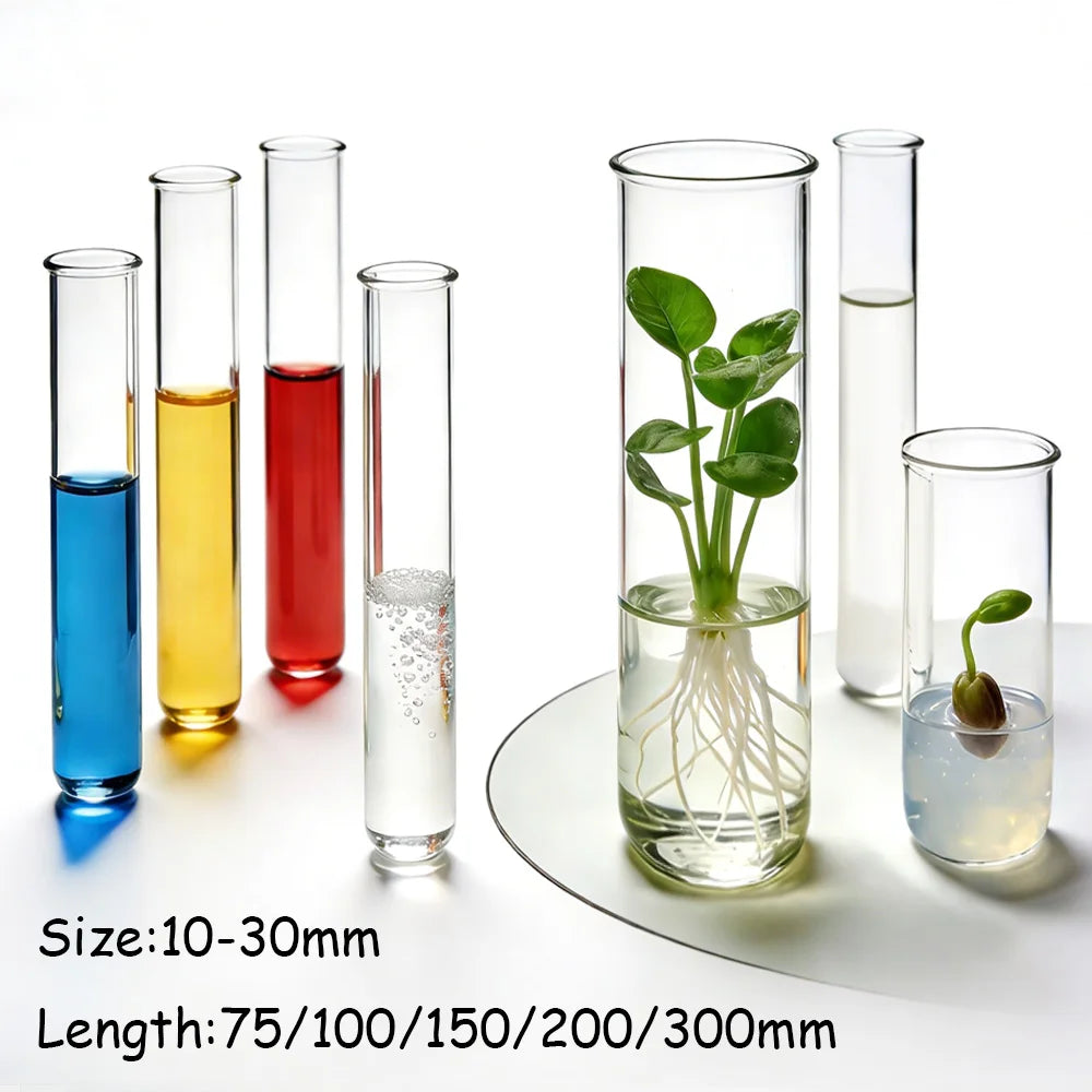 5pcs Borosilicate Glass Test Tubes