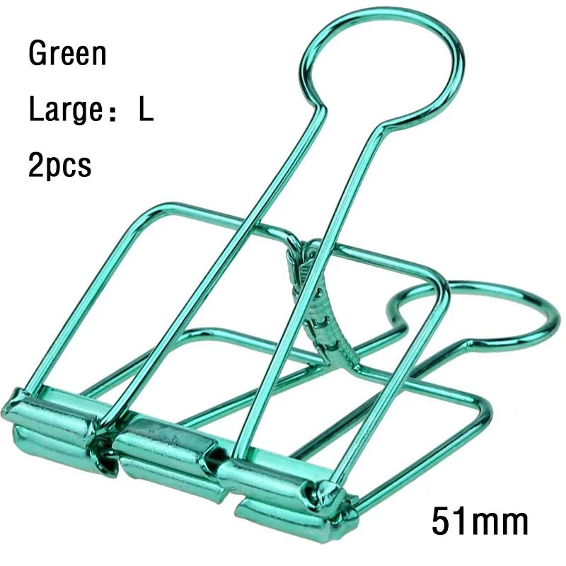 2-10 Pcs Binder Clips Page Holders