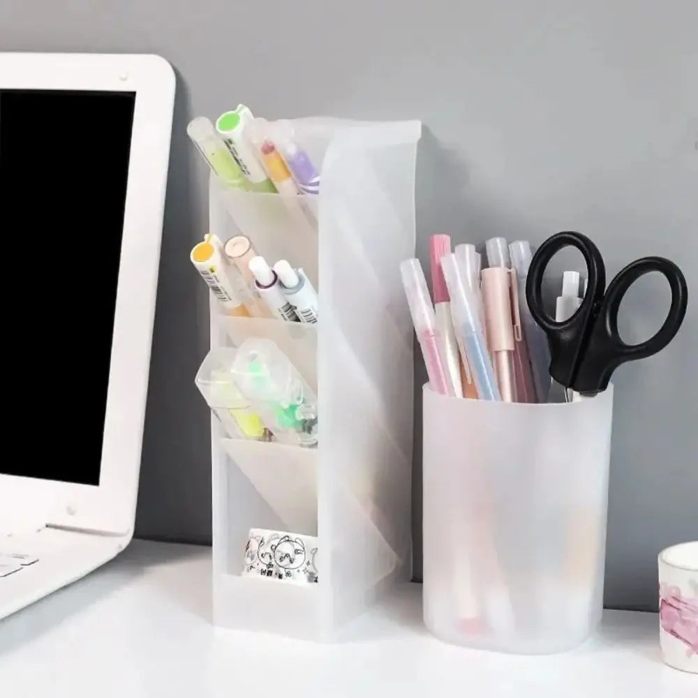 Macaron Color Oblique Insertion Desktop Organizer