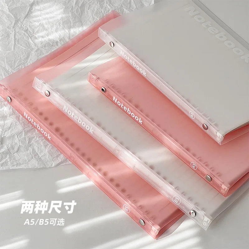 A5/B5 Binder Notebook Loose Leaf 30 Sheets