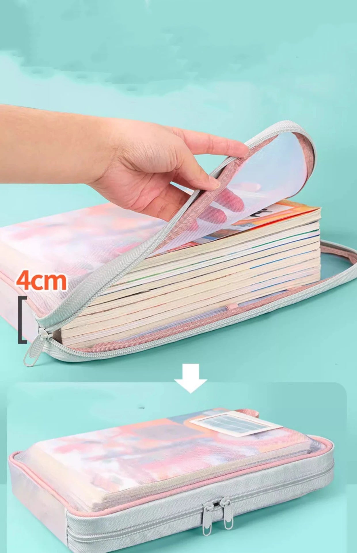 A4 Stationery Storage Bag Double-layer