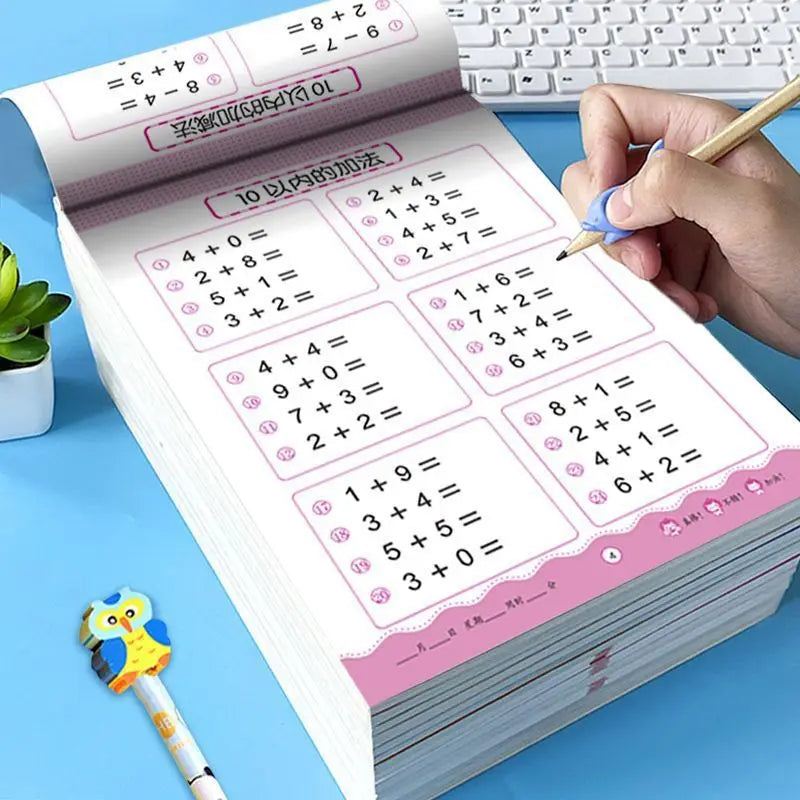 Children's Math Exercise Book