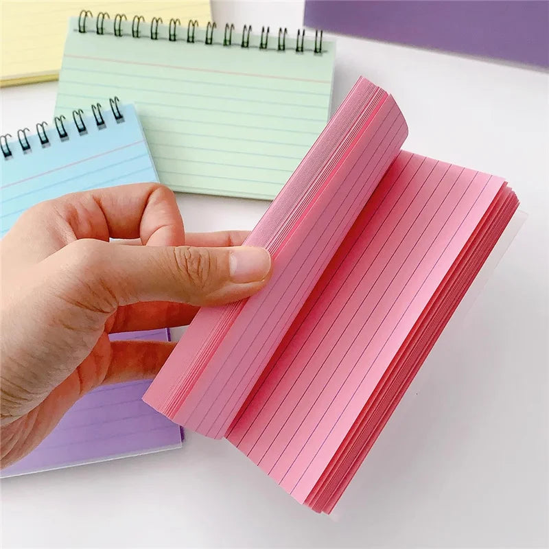 Colorful Tearable Spiral Writing Pad