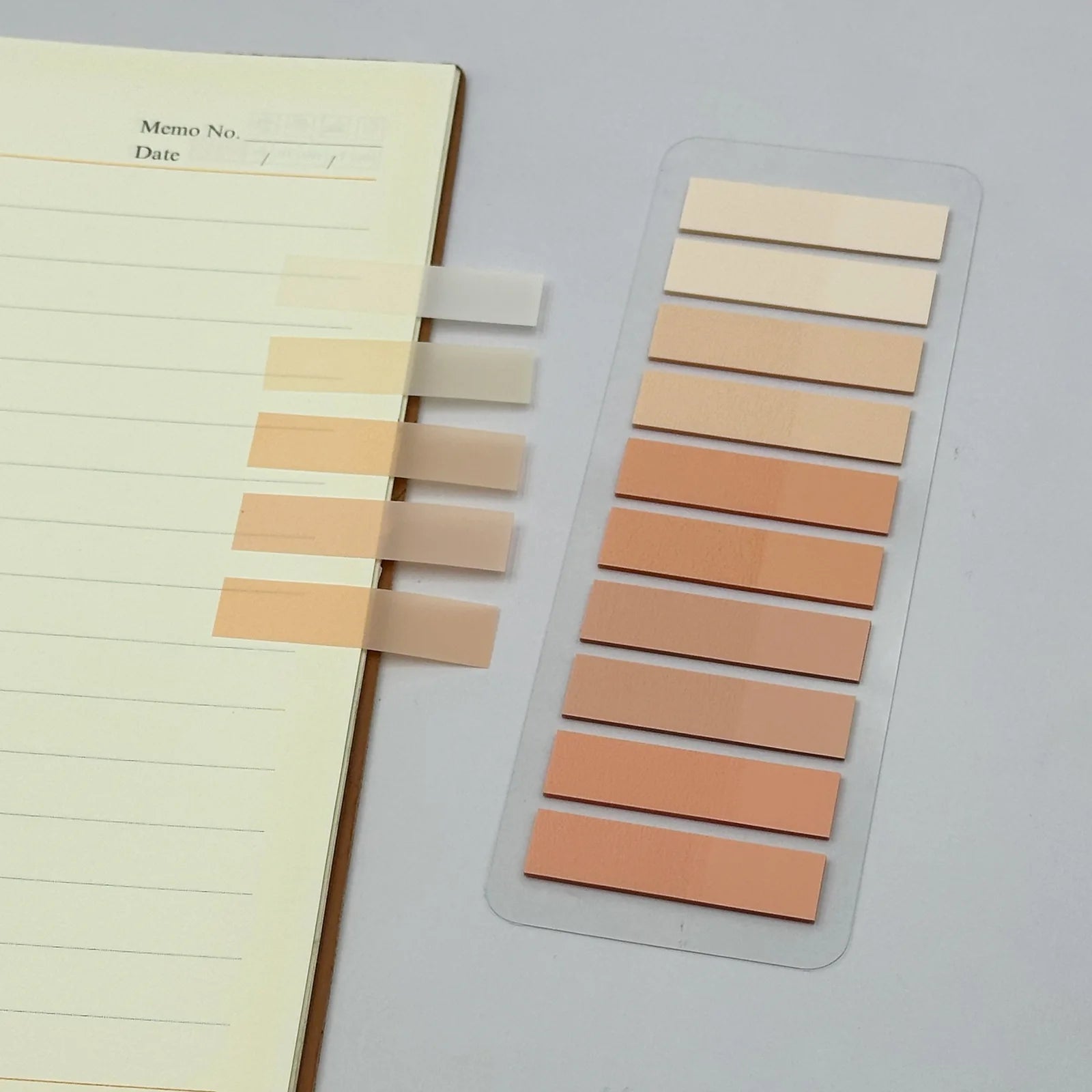 200Pcs Color Stickers Transparent Index Tabs