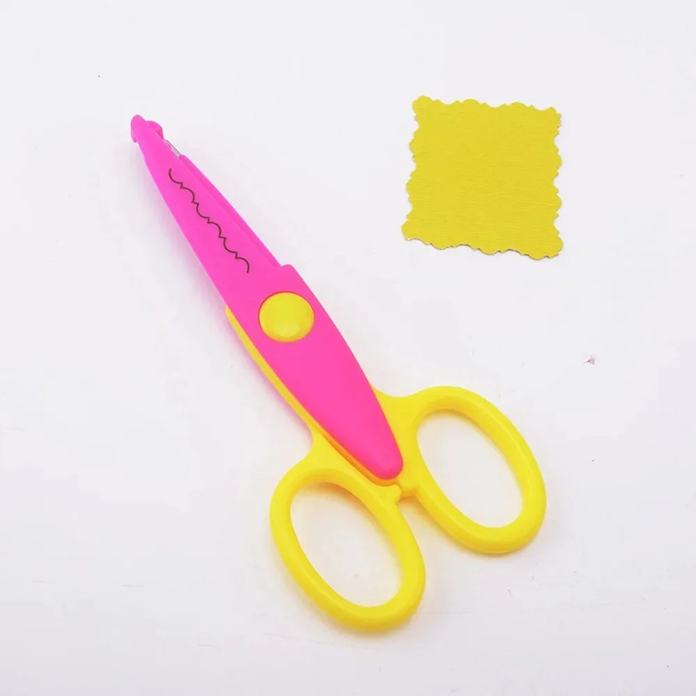 Creative Wavy Pattern Safety Scissors