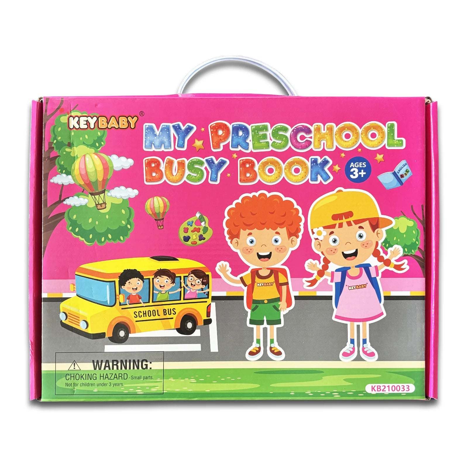 Preschool Busy Book With Velcro Matching Activities