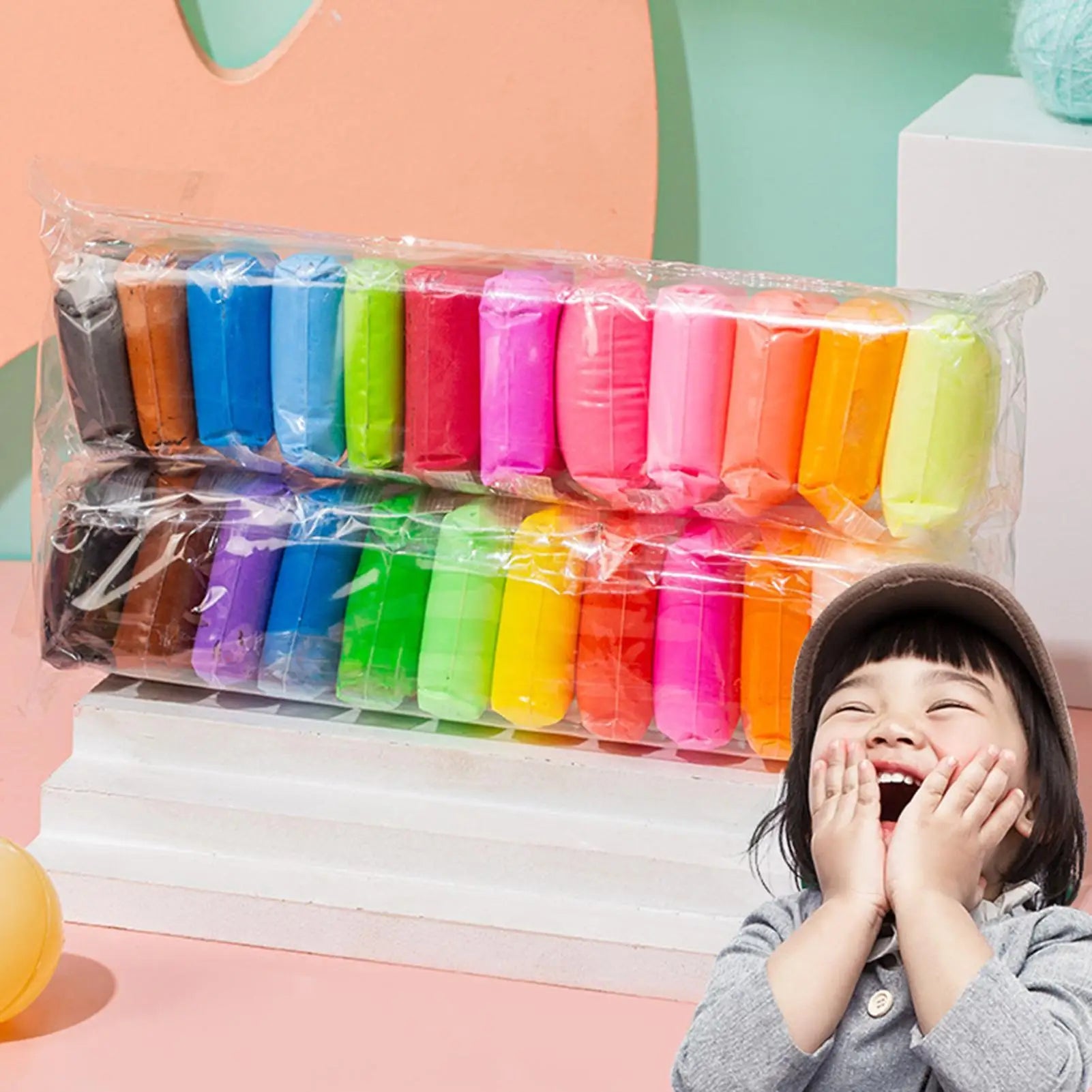 Air Dry Clay Set Non-Toxic Modeling Fun