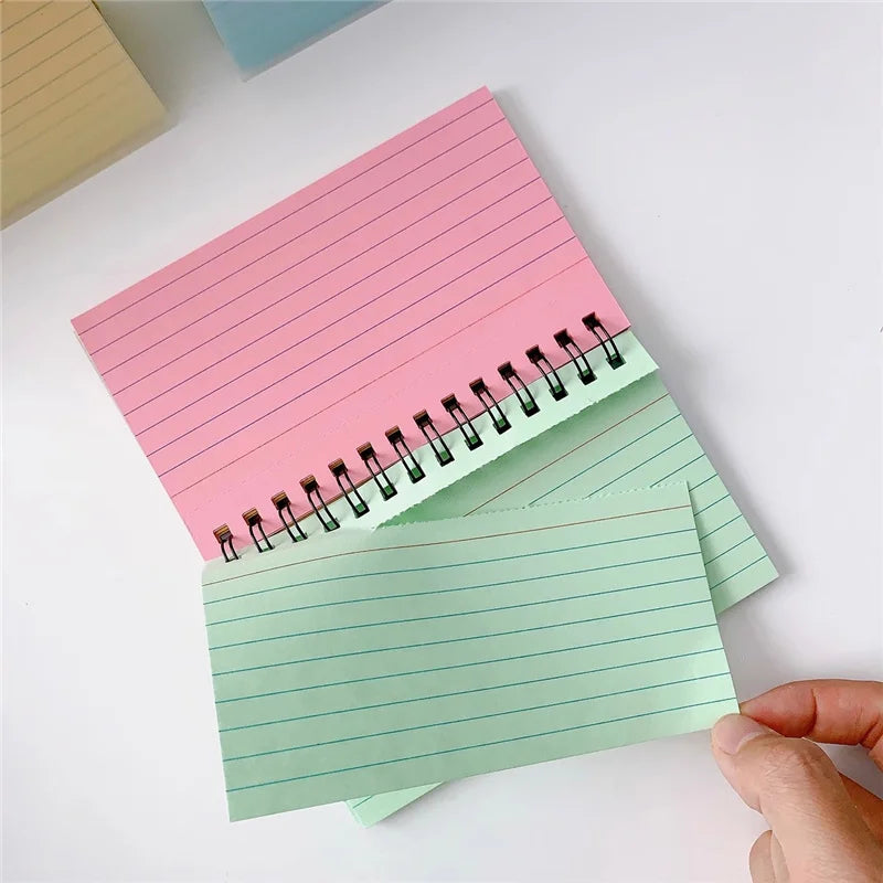 Colorful Tearable Spiral Writing Pad