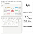 A4/B5 Mind Map Cornell Grid Notebook