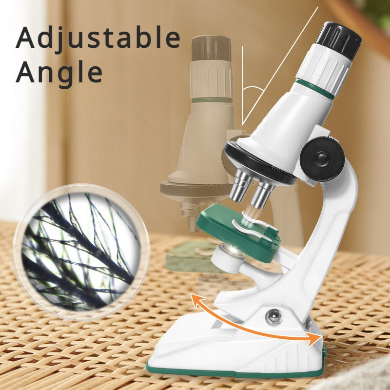 Kids Microscope Kit 200X-1200x